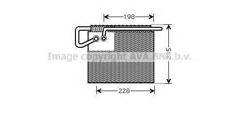 PRASCO MSV397 Evaporator, air conditioning